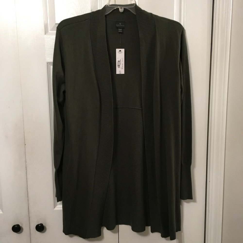 Worthington Green Open Front Cardigan Sz XXLT - Picture 1 of 7
